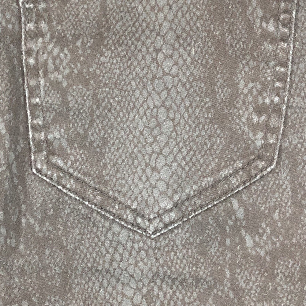 One 5 One jeans womens 14W black snake skin look super soft tapered 36 x 29 - Picture 5 of 10